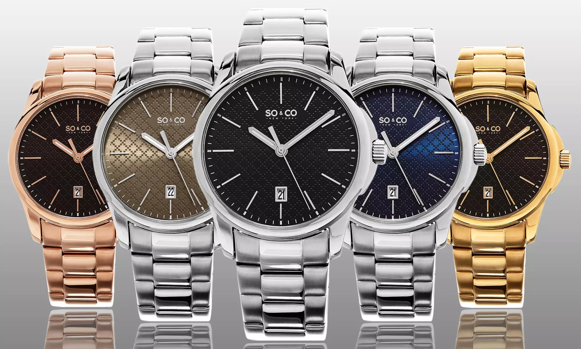 So & Co New York Men's Bracelet Watch - Primary Image