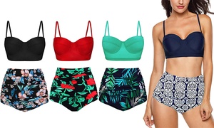 High Waist Two-Piece Swimsuit