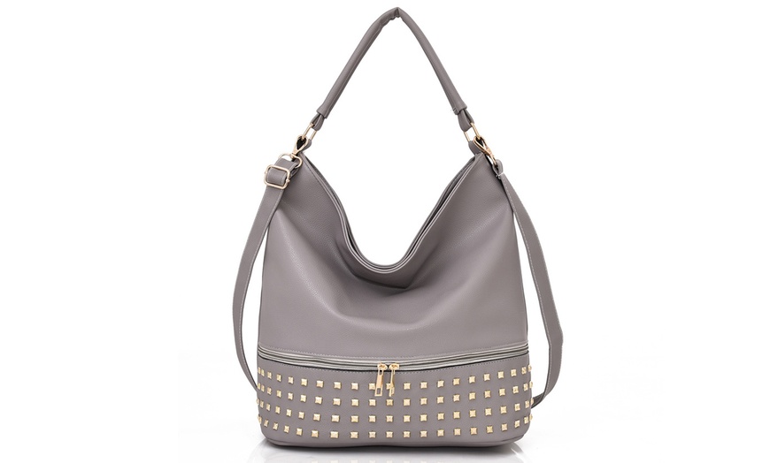 Image 4: Women's Stud Shoulder Bag