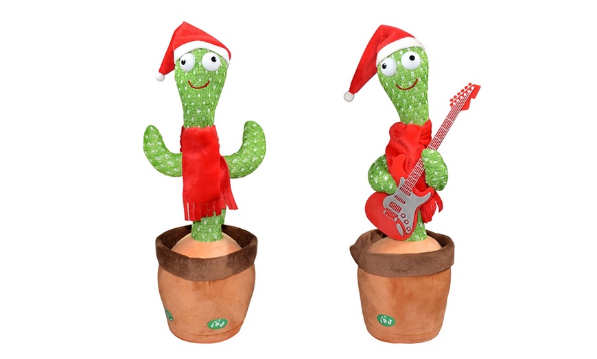 Image 2: Christmas-Themed Dancing Toy Cactus