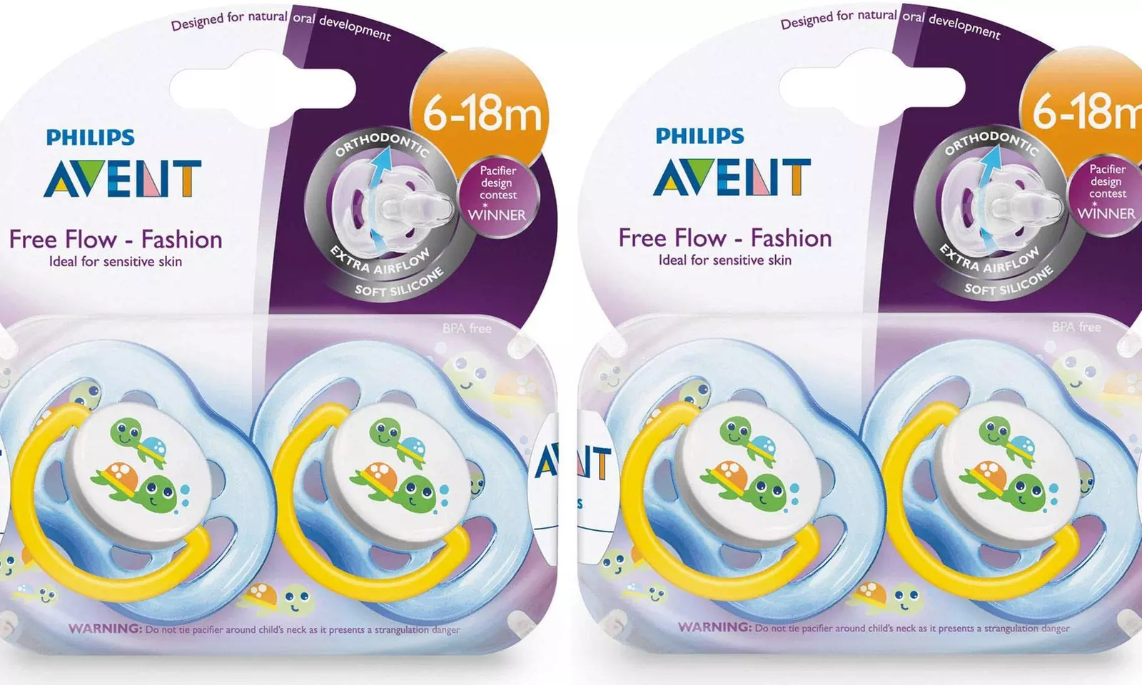 Avent Free Flow Infant Pacifiers ( 4-Pack) - Primary Image