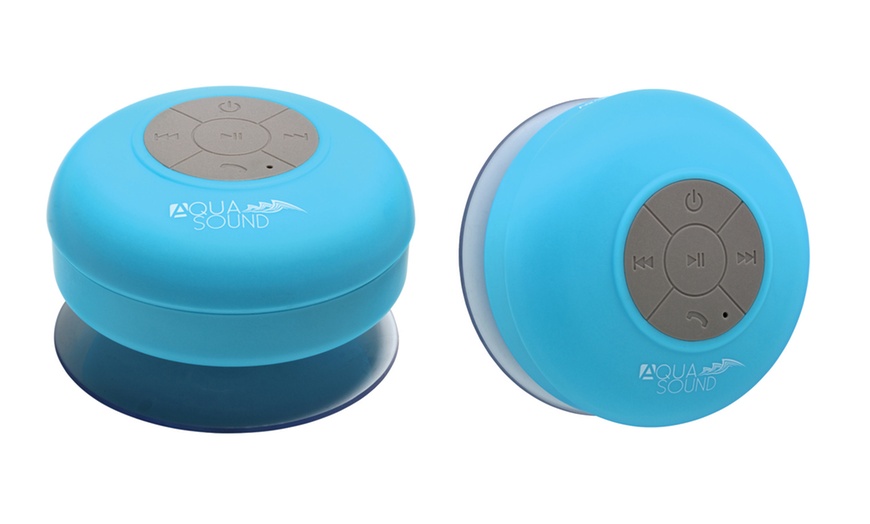 Aduro Aqua Sound Bluetooth Shower Speaker With Mic And Controls 