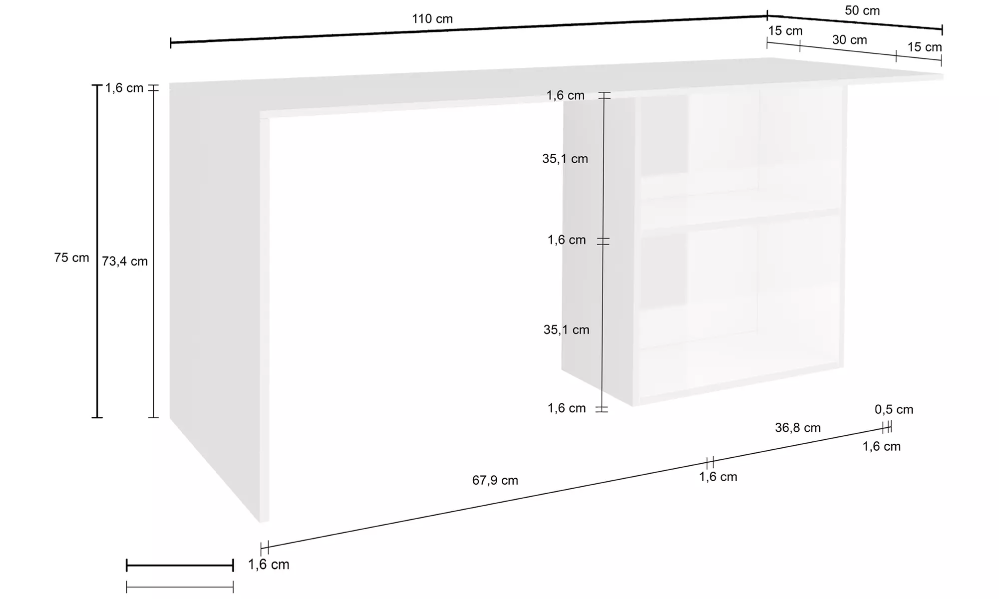 Mobili da ufficio modello Scala