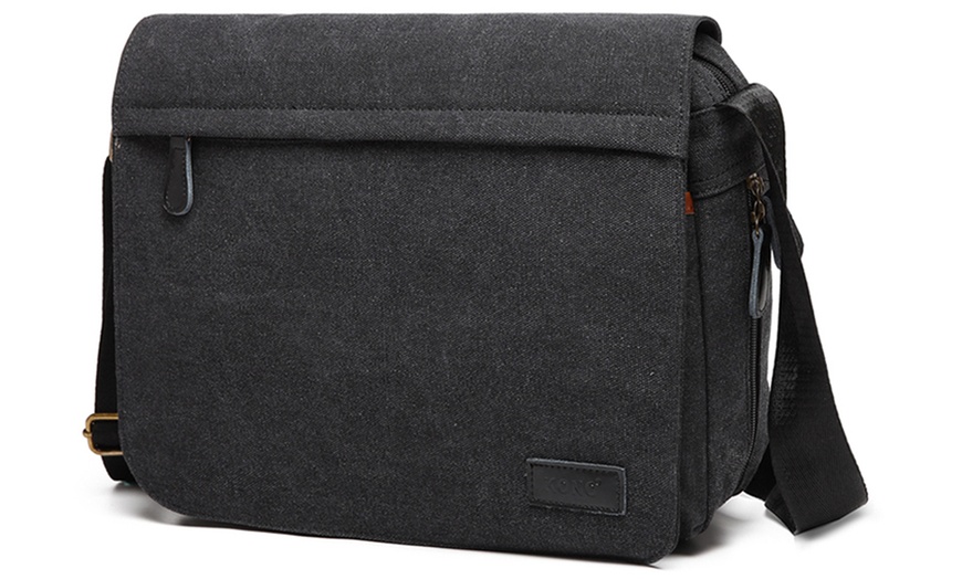 Image 3: Expand-Capacity Crossbody Bag