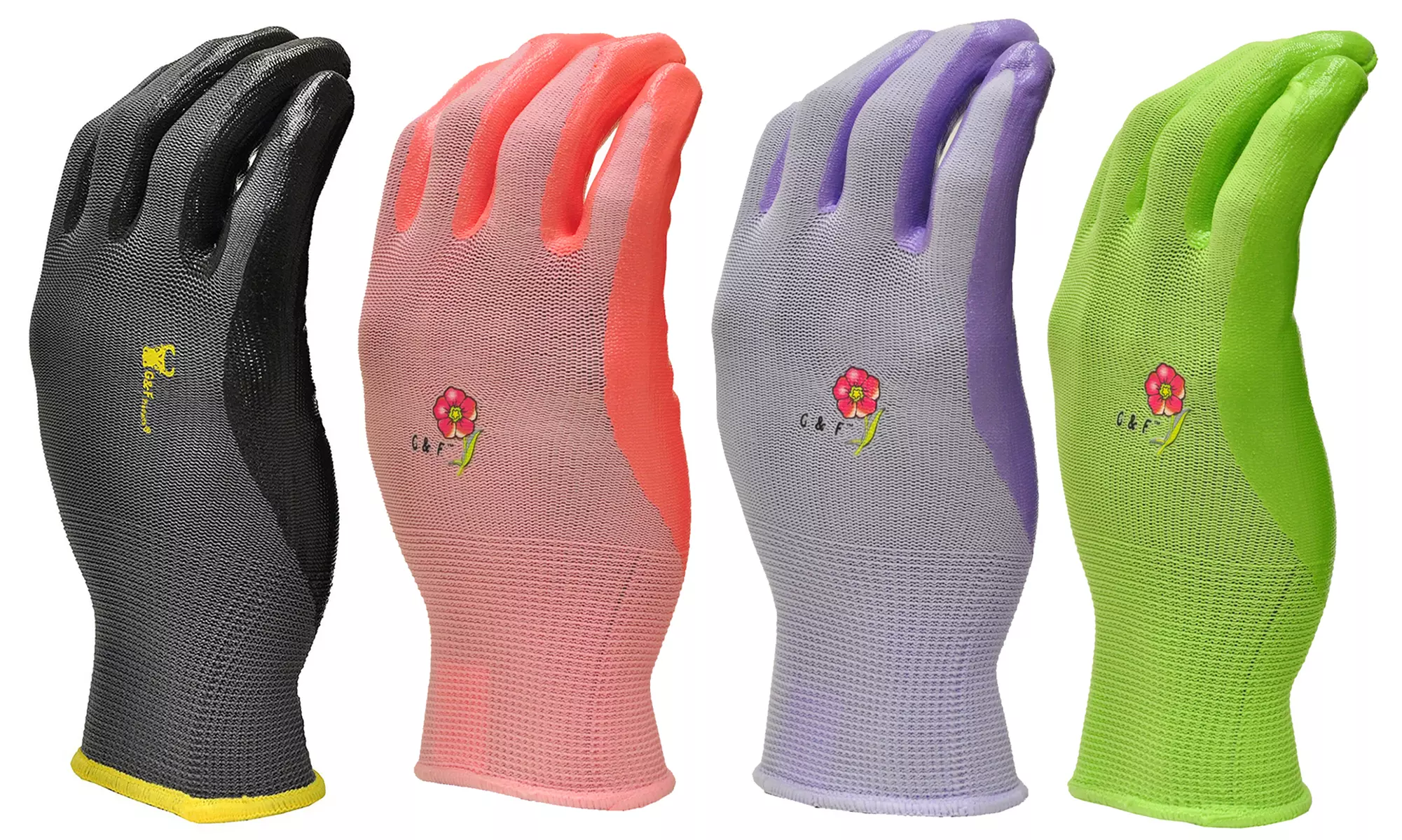 Men's or Women's Nitrile Coated Garden Gloves (6-Pack) - Primary Image