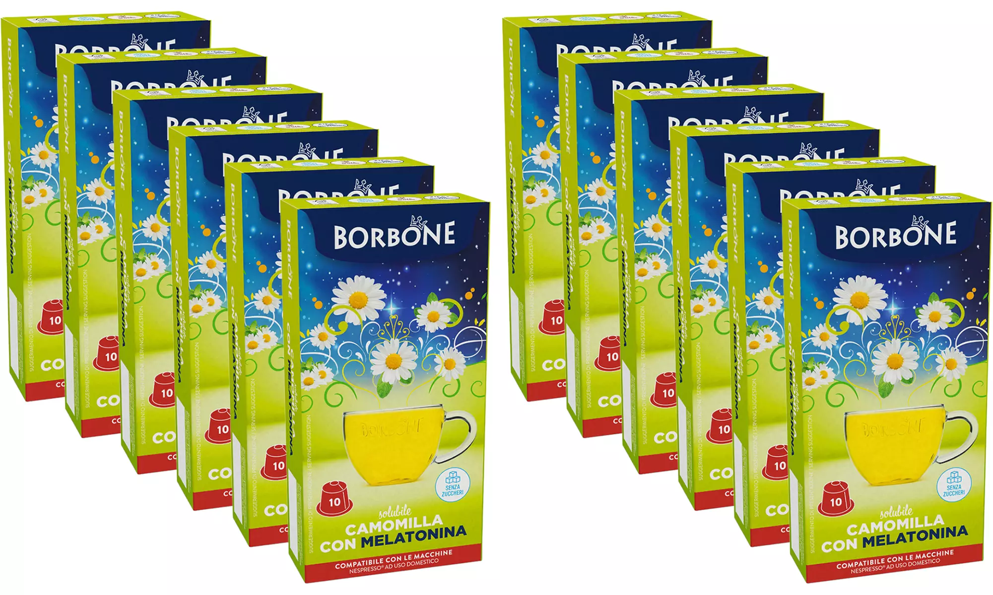 60 o 120 capsule Borbone compatibili con Nespresso