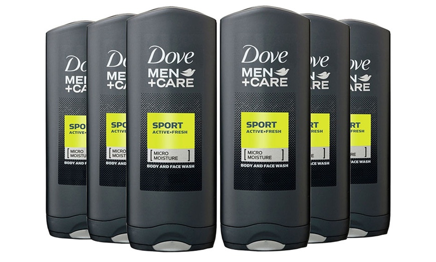 Image 8: Three or Six-Pack of Dove Men Body Washes, 400ml