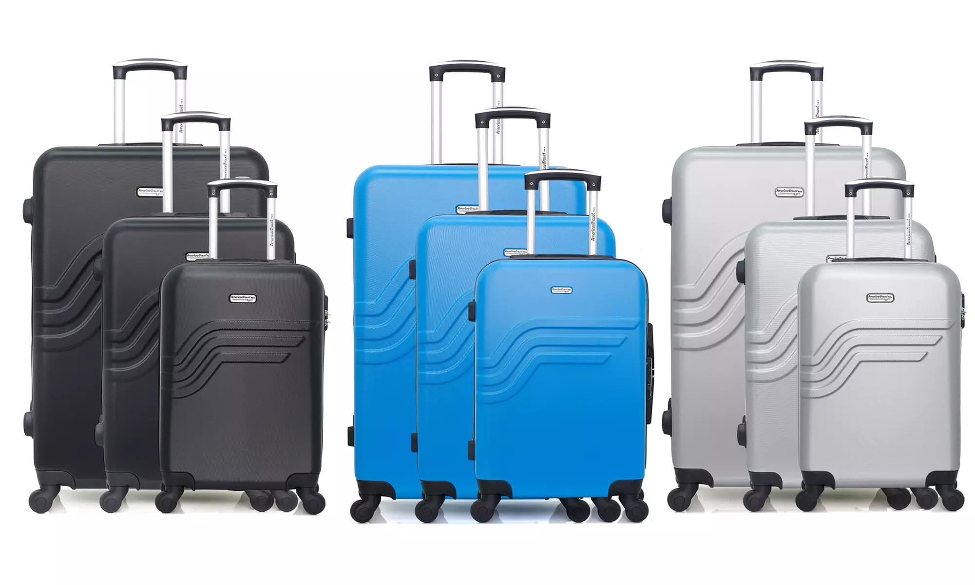 Set de 3 maletas; 1 grande, 1 mediana y 1 de cabina Queens - Primary Image