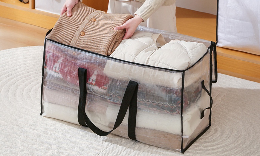 Image 1: Two Packs of Oversized Foldable Storage Bags