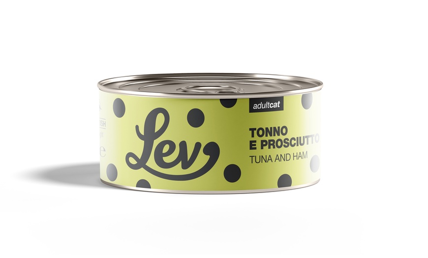 Image 2: 60 lattine di cibo umido per gatti Lev