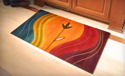 $99 for a Hand-Painted 2’x3’ Wooden Floor Mat at Kakadu Art & Design in Wood ($179 Value) - Primary Image