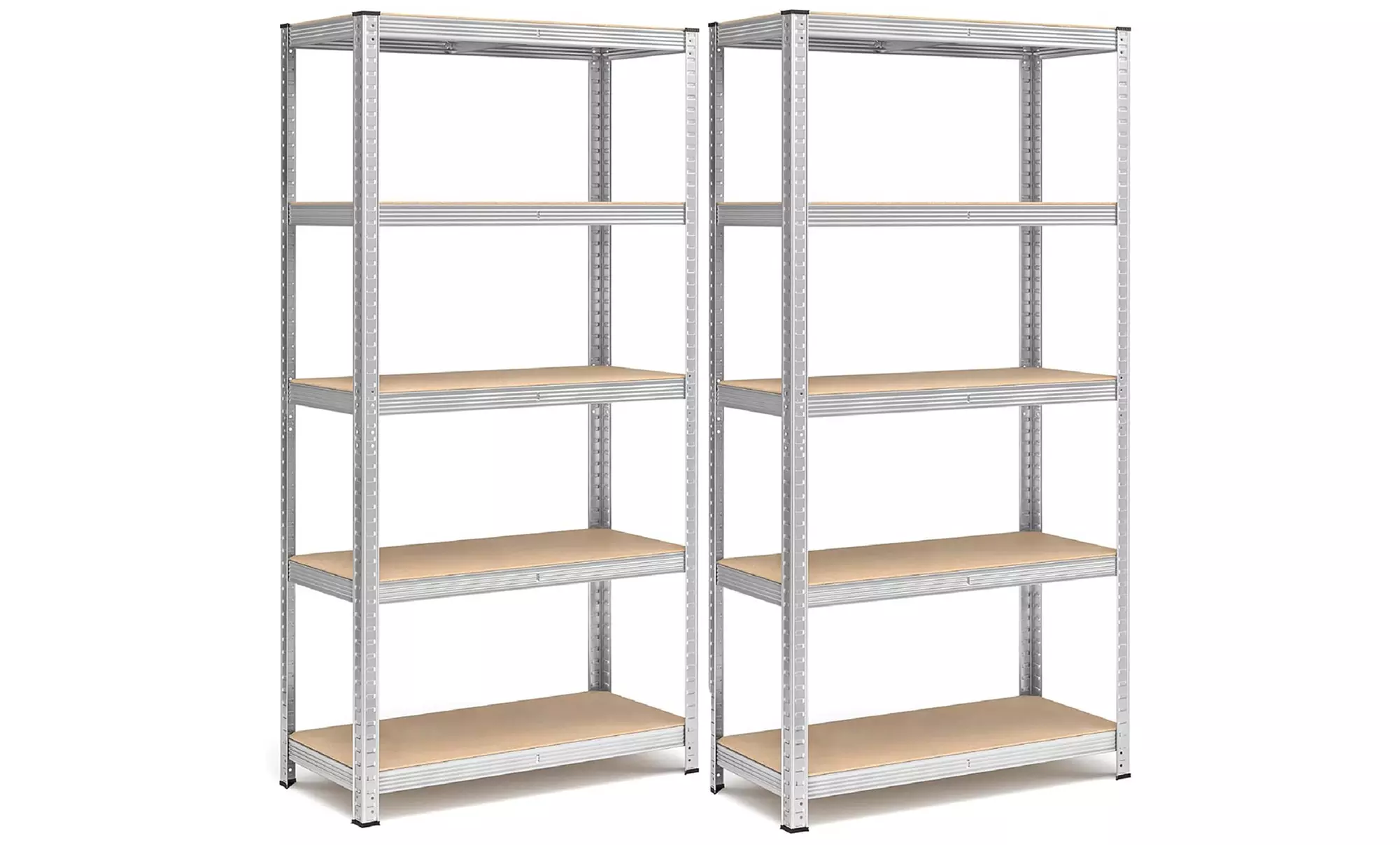 Lot de 2 étagères en métal