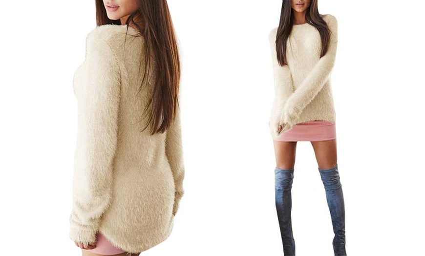 Image 8: Women’s Fluffy Jumper 