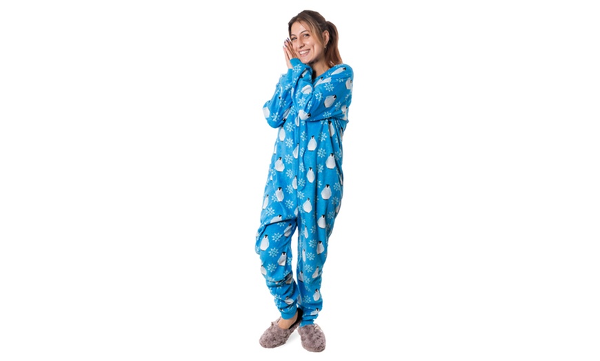 Image 7: Women's Fleece Onesie