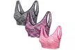 Three- or Nine-Pack of Marl Comfort Seamless Bras - Image 3