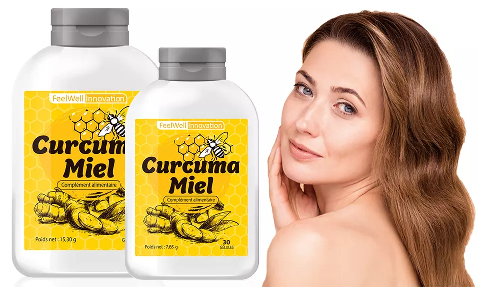 Cure anti-âge curcuma et miel, renforcement du système immunitaire - Primary Image