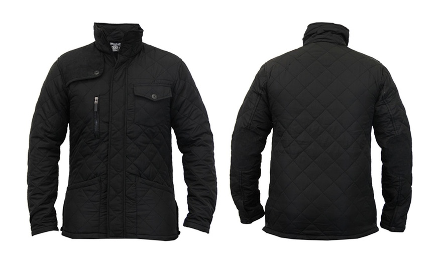 Image 2: Men's Quilted Jacket By Soul Star