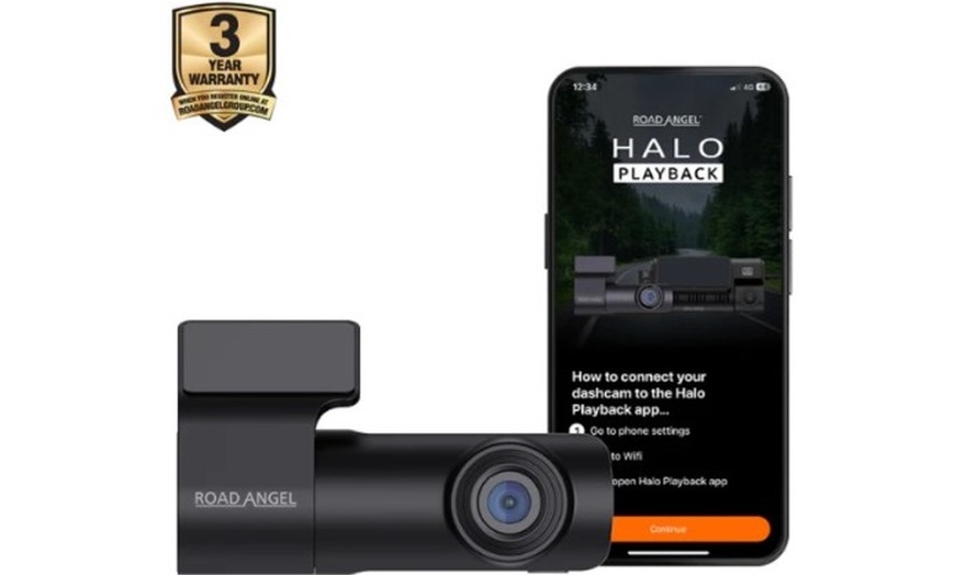 Image 3: Halo Start Deluxe Pack - Includes Dash Cam, SD Card and Hardwire Kit