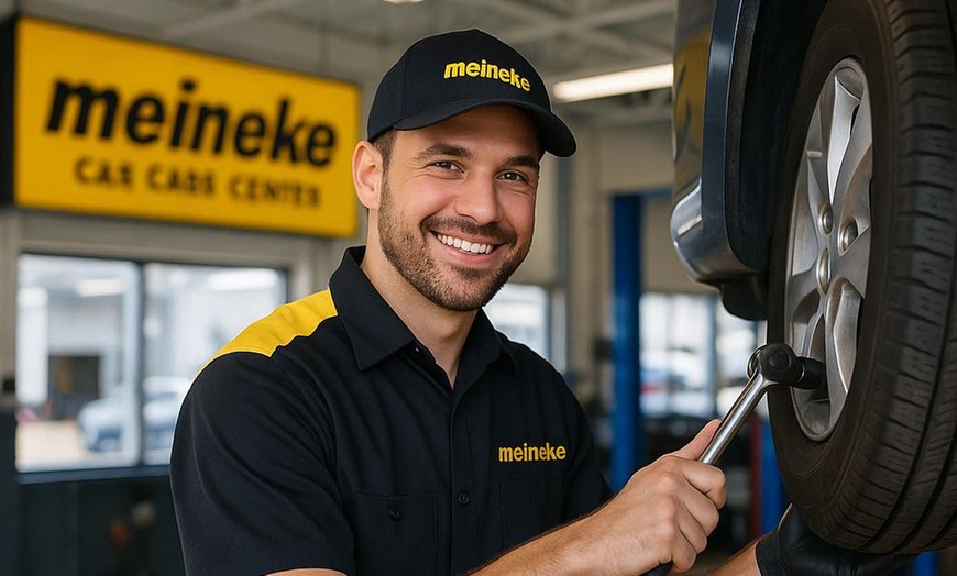Image 1: Synthetic Blend Oil Change with Tire Rotation at Meineke Statesville