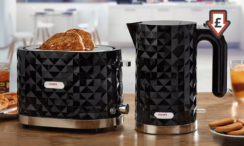Cooks Professional Diamond Kettle and Toaster Set - Primary Image