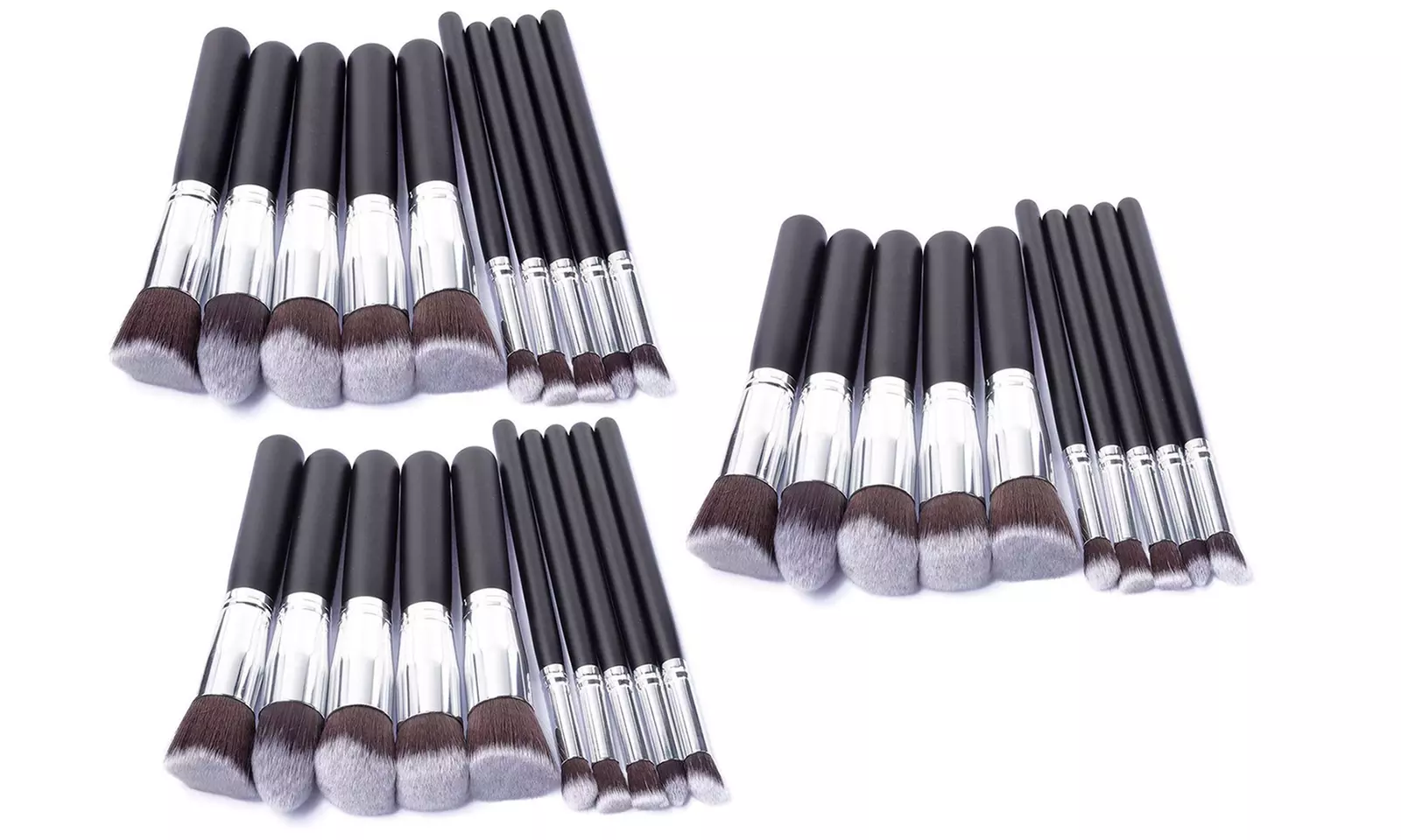 1x, 2x  oder 3x 10-teiliges LaRoc Make-up-Pinsel-Set - Second Medium