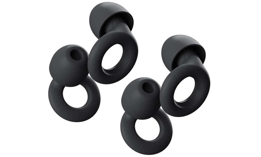 Image 9: One or Two Packs of Noise Cancelling Silicone Earplugs