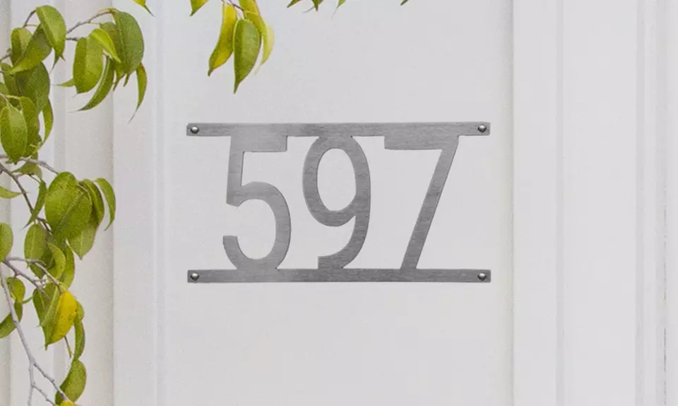 Enhance Home Curb Appeal with Custom Steel Address Numbers