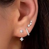 Image 6: Three Stud Earrings Set