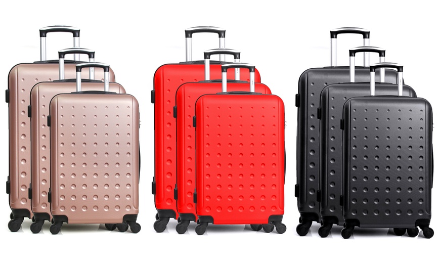 Image 2: Three-Piece Hero Luggage Set