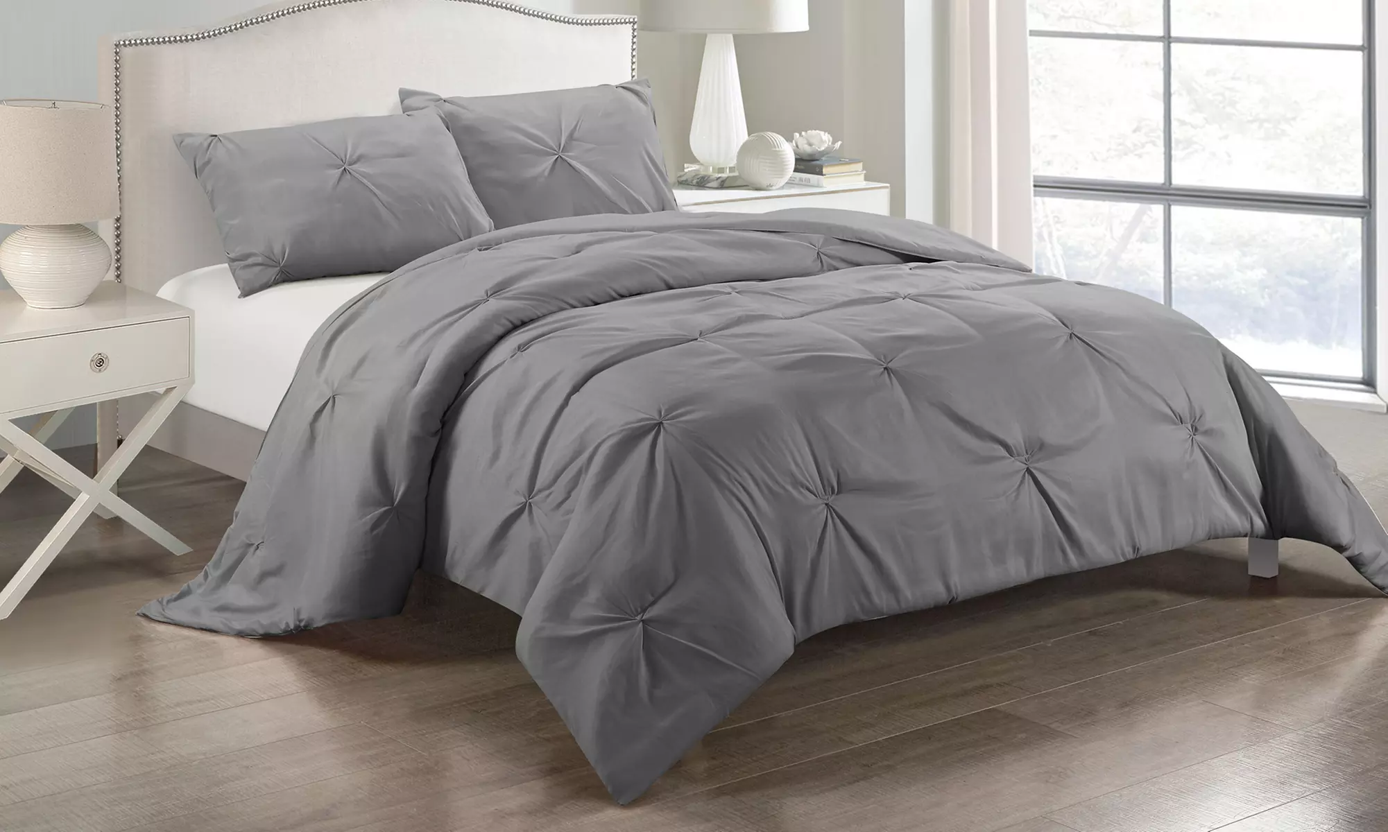 Pintuck Comforter Set (2- or 3-Piece) - Second Medium