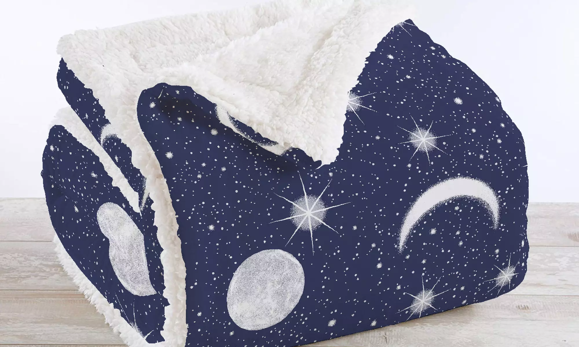 Couverture en sherpa et microfibre