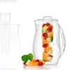 Image 2: Clearance: Fruit Infuser Bottles & Reusable Ice Cubes and Pitcher Set