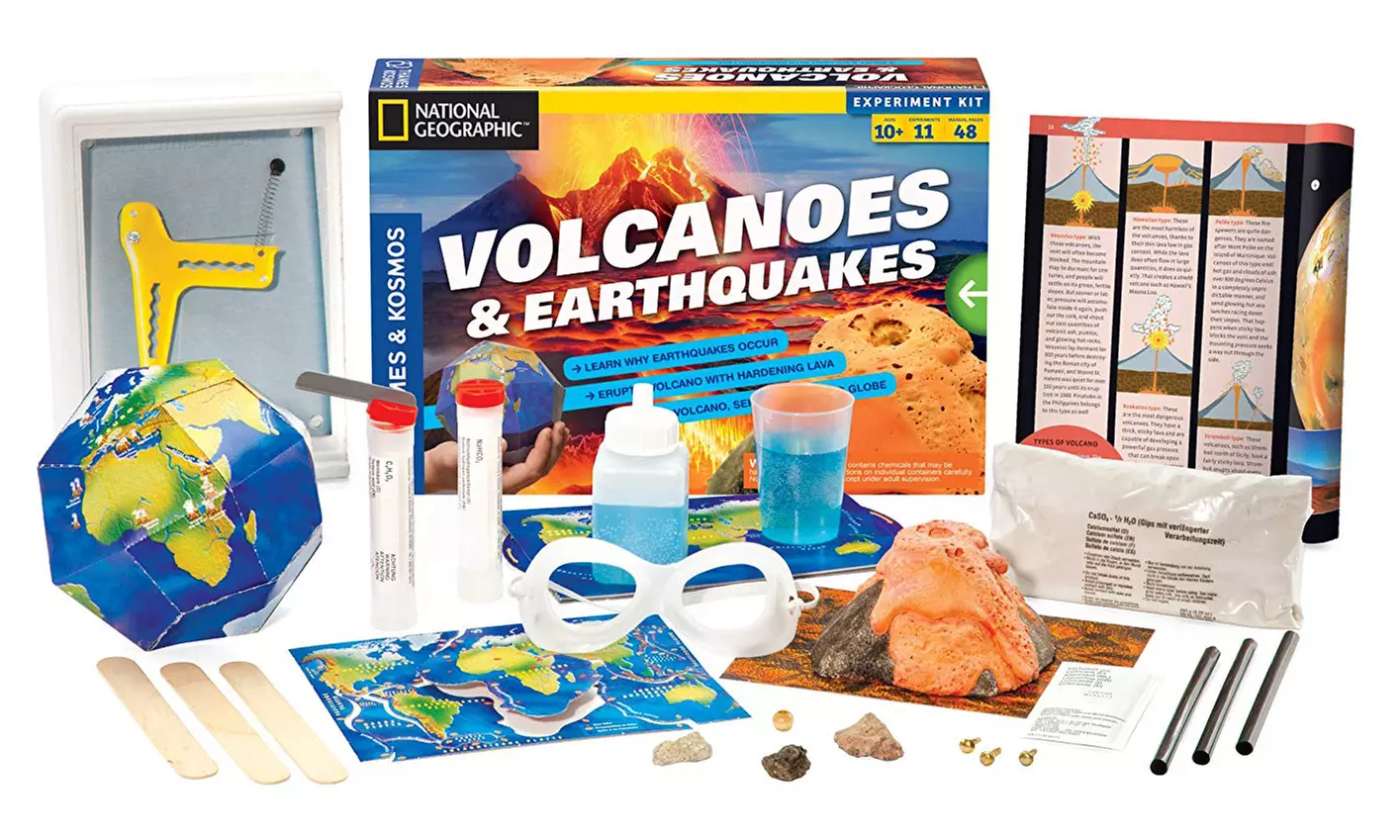 Thames & Kosmos Volcanoes and Earthquakes Experiment Kit - Primary Image