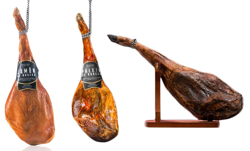 Image 2: Serrano or Iberian Ham Shoulder