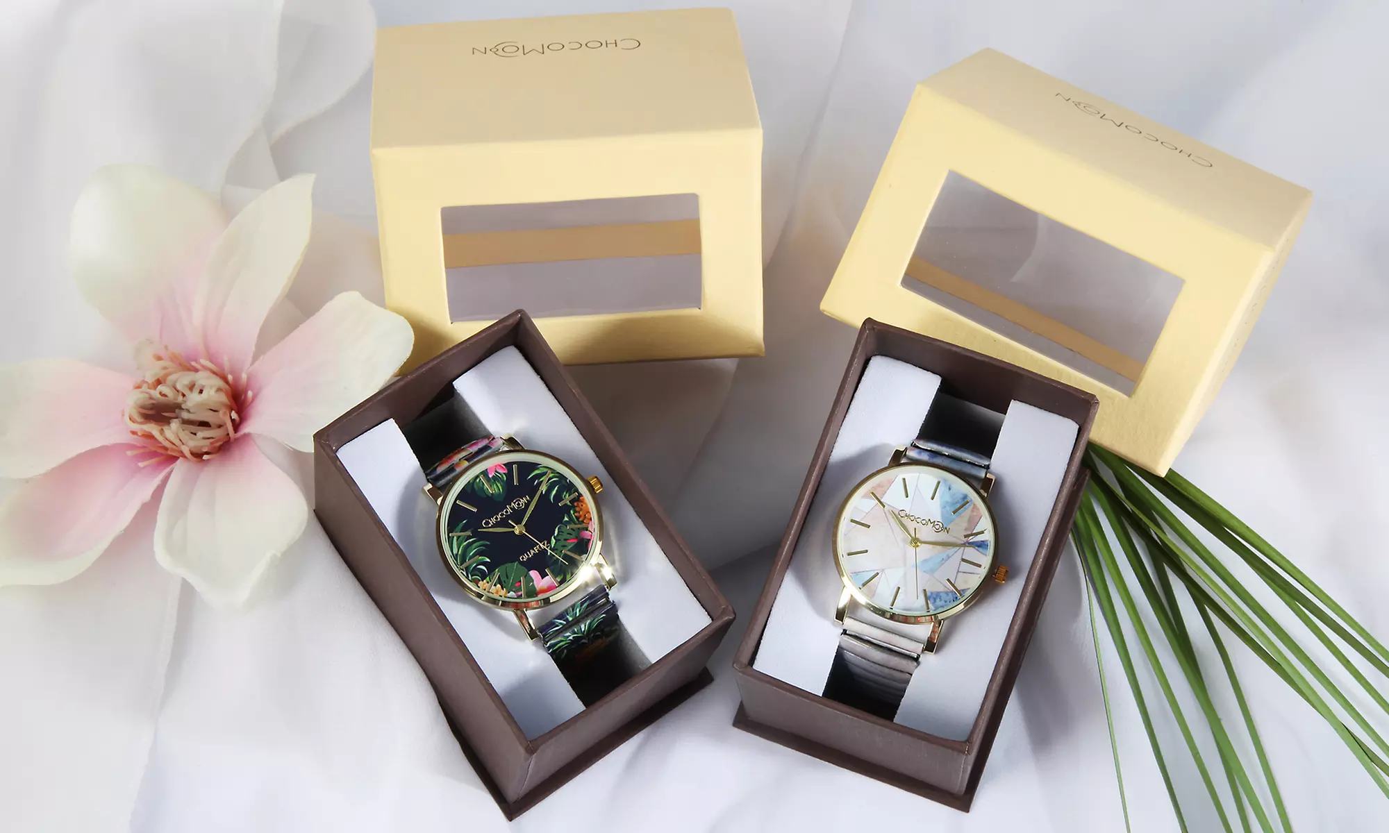 1 ou 2 montres-bracelet élastiques pour femme Chocomoon - Image 6