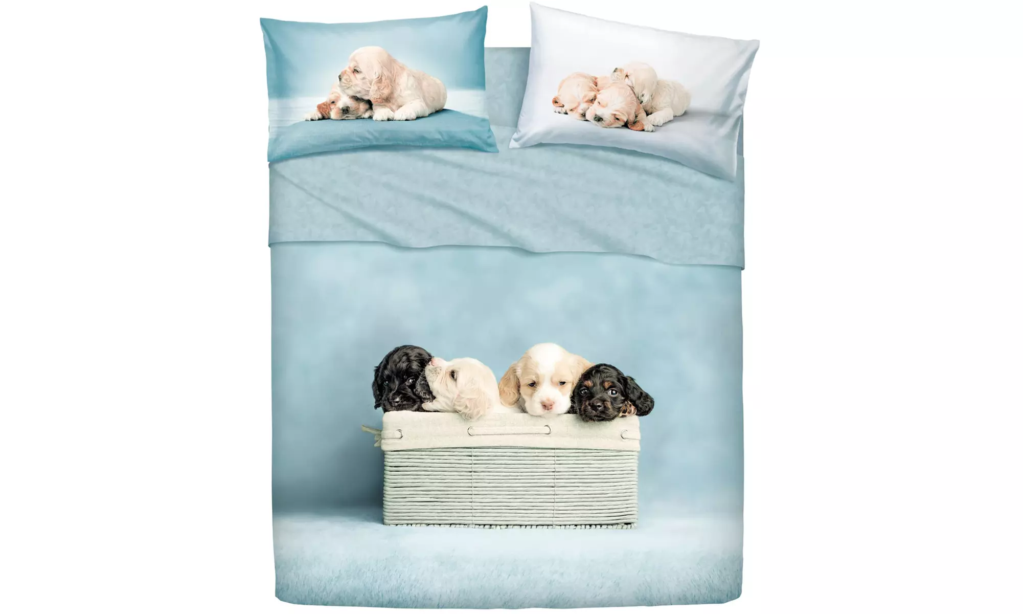 Completo letto in stampa digitale Made in Italy Bassetti