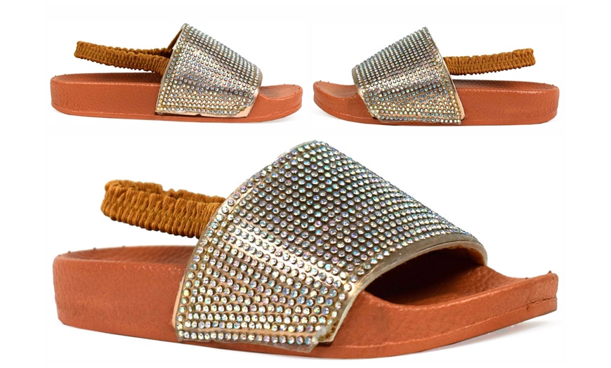 Image 3: Kids' Glitter Sliders