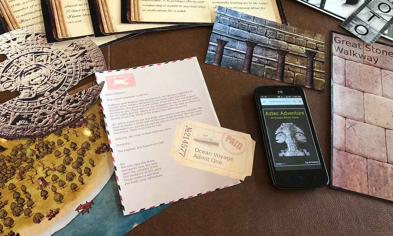 $12 for Aztec Adventure Escape Game from Much More Fun, LLC ($19.99 Value) - Primary Image