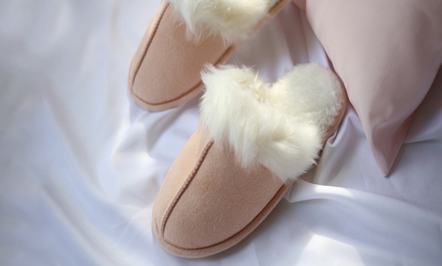 Image 8: Women's Soft Velvet Slippers