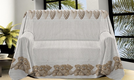 Telo arredo con orsetti disponibile in 2 misure e 3 colori