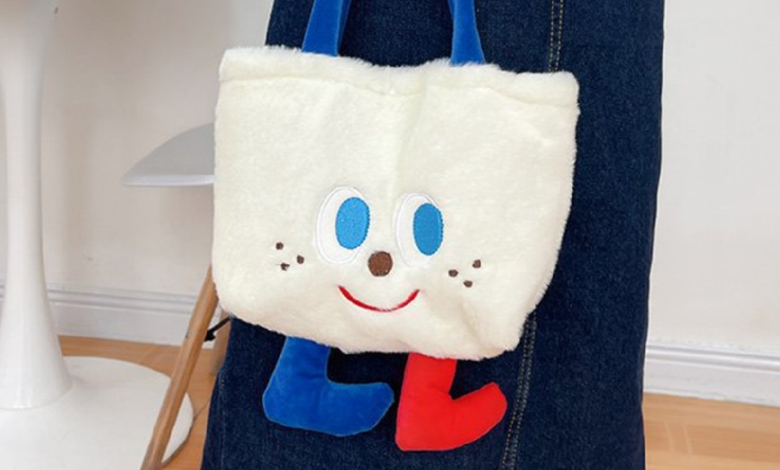 Image 6: Plush Mini Tote Bag