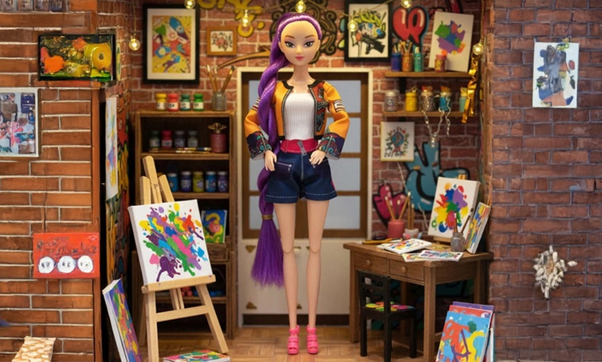 Image 2: Ensemble de 3 poupées en vinyle