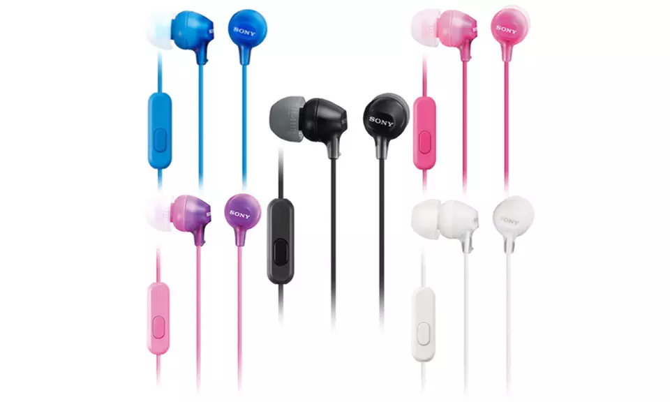Sony Fashion EX Series Earbuds with Inline Mic - Primary Image
