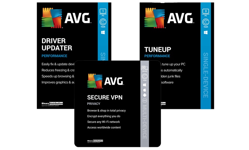 Image 1: AVG Utilites and Security range