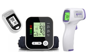 Blood Pulse Oximeter, Blood Pressure Monitor or Forehead Thermometer