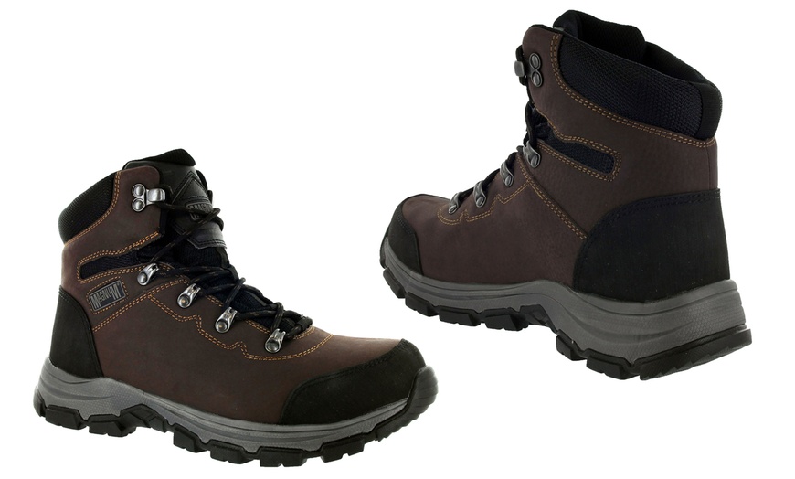 magnum men's austin mid steel toe waterproof work boot