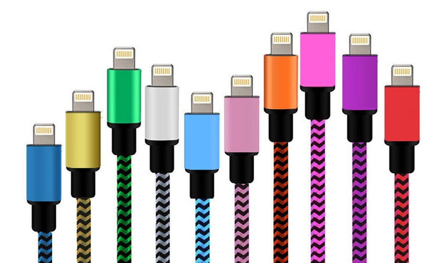 Image 1: Braided Charging Cables