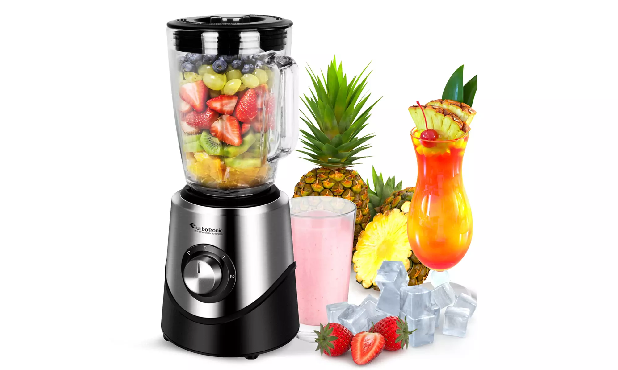 Blender Turbotronic avec pichet en verre 1,5 L 1000 W - Primary Image