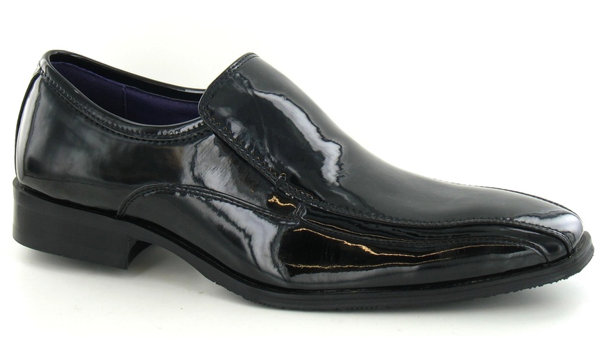 Image 2: Men's Patent Loafers