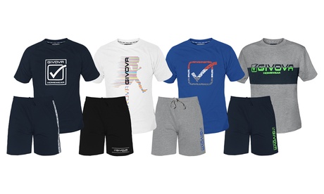 Maglietta e pantaloncini Givova da uomo disponibili in 5 modelli, vari colori e 4 taglie